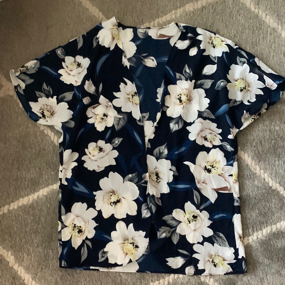 Floral over shirt